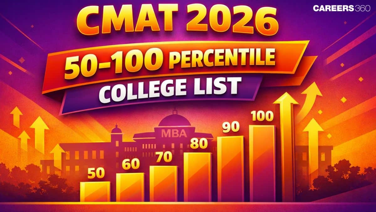 CMAT 2026 Percentile Wise College List: 50-100 Percentile Cutoff, Fees & Top MBA Colleges