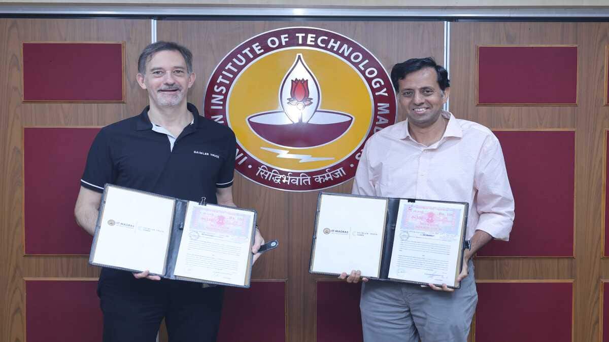 IIT Madras and Daimler India Commercial Vehicles (DICV) has joined hands to develop a system for commercial driving, insurance, and background checks. (Image source: Official)
