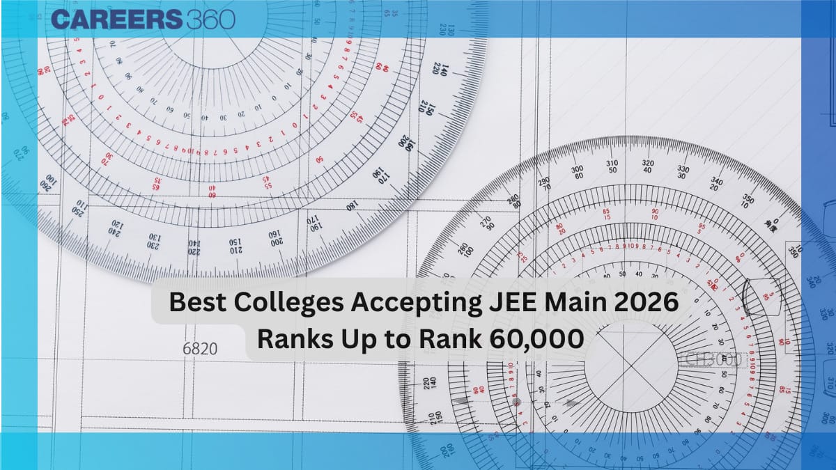 Best Colleges Accepting JEE Main 2026 Ranks Up to Rank 60,000