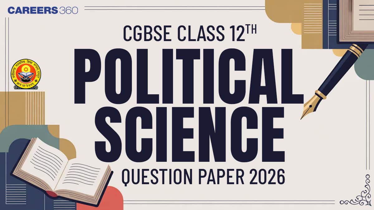 CGBSE 12th Political Science Question Paper 2026 PDF (Feb 23)