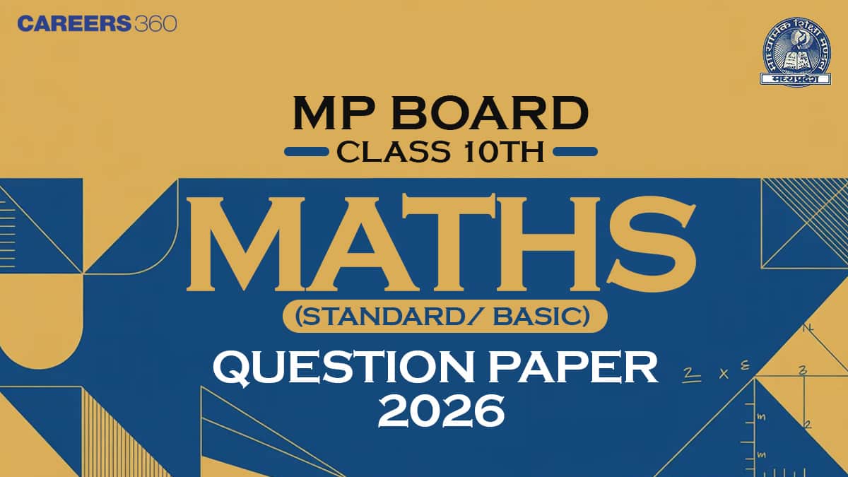 MP Board Class 10 Maths Question Paper 2026 (PDF) with Solution – Download Here