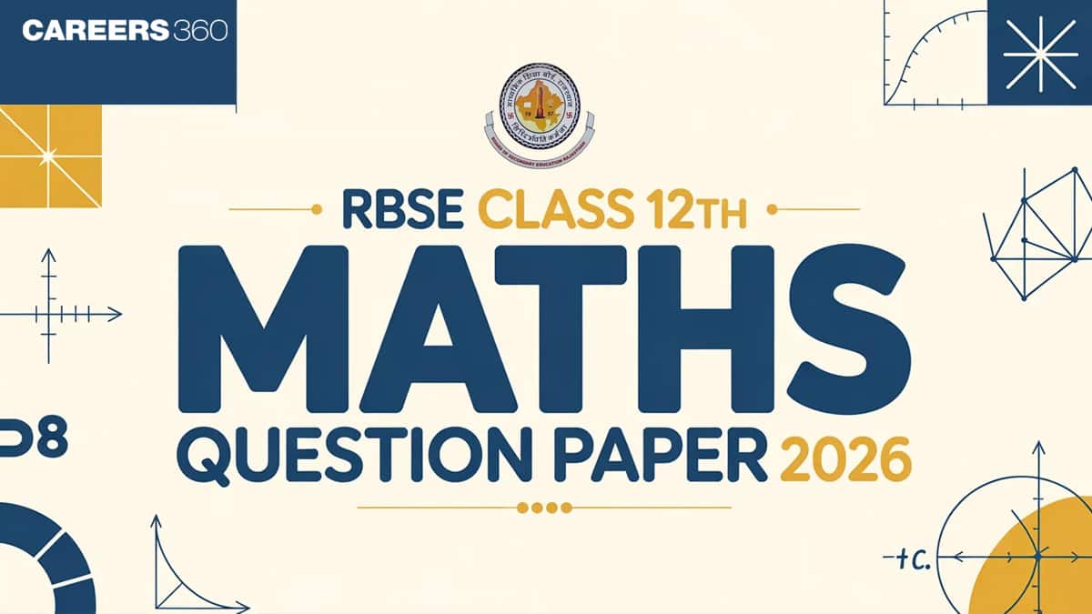 RBSE 12th Maths Question Paper 2026 (Feb 25): Download Solution PDF