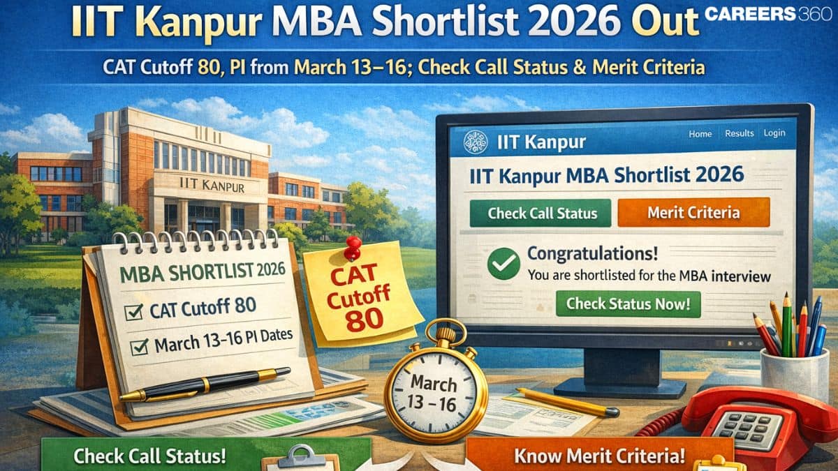 IIT Kanpur MBA Shortlist 2026 Out: CAT Cutoff 80, PI from March 13–16; Check Call Status & Merit Criteria