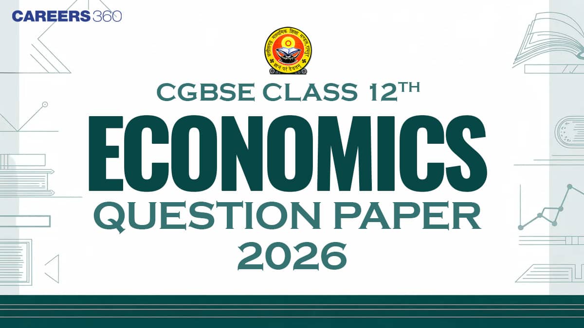 CGBSE 12th Economics Question Paper 2026 (Feb 27) – Download PDF