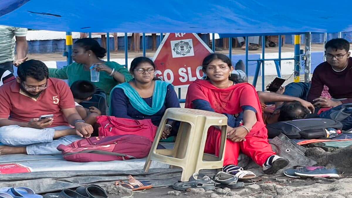 2,293 Nagaland teachers launch protest in Kohima over salary head issue