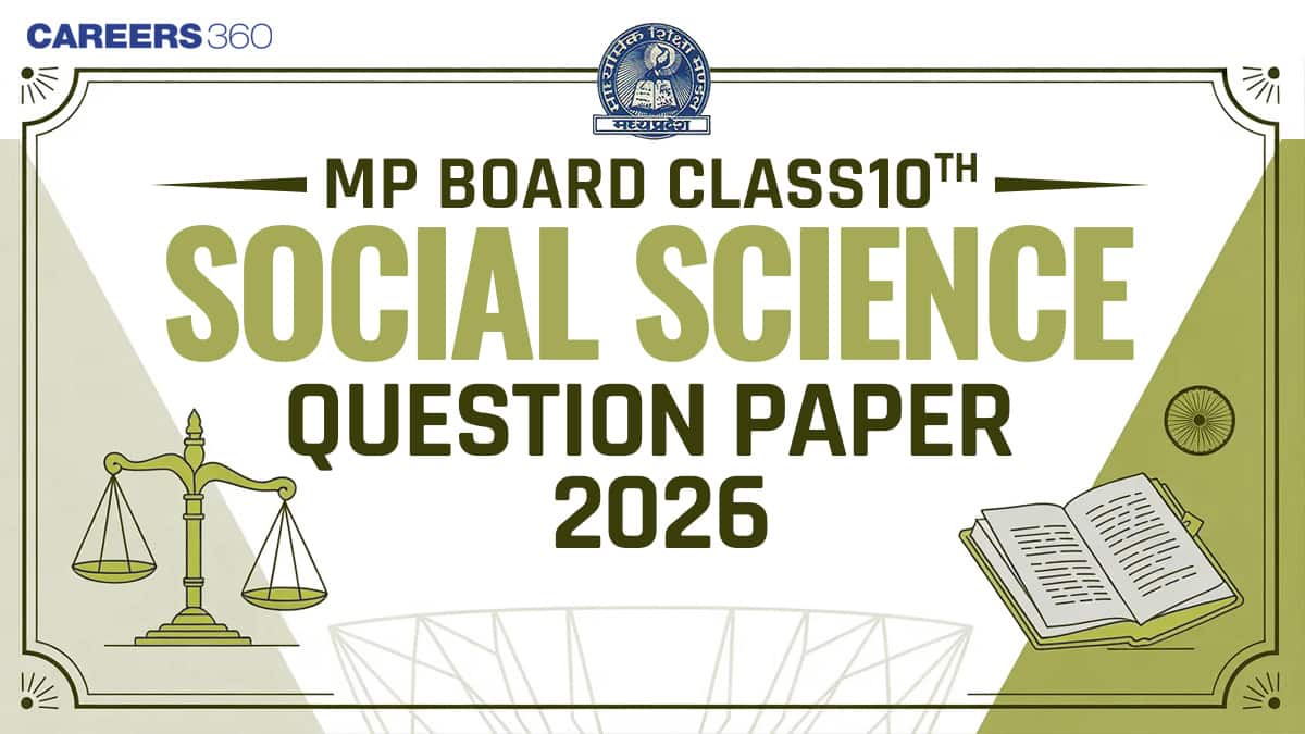MP Board 10th Social Science Question Paper 2026 PDF (2 March) – Download