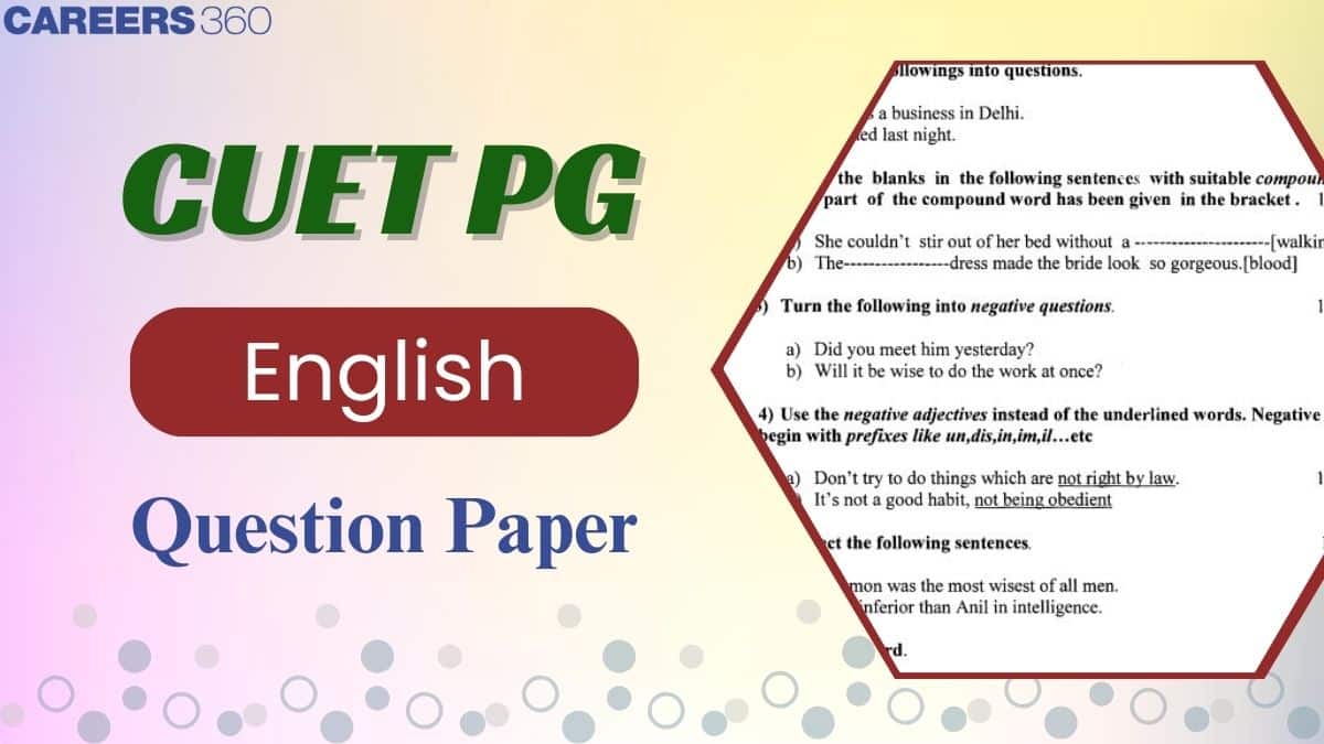 CUET PG English Question Paper 2026: Download PDF With Solution