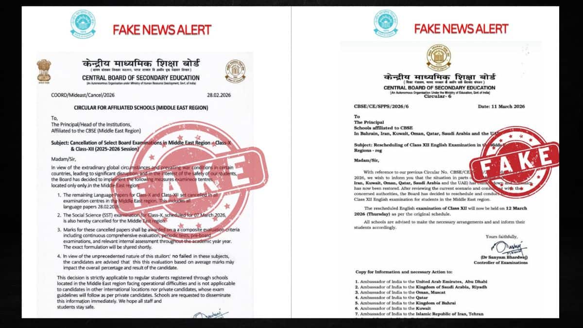 CBSE, NIOS, CISCE tighten security as govt moves to curb fake question paper leak claims (Image Credit: X/@cbseindia29)