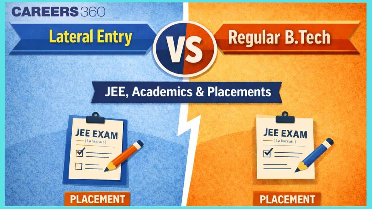 Lateral Entry vs Regular B.Tech: JEE, Academics & Placements