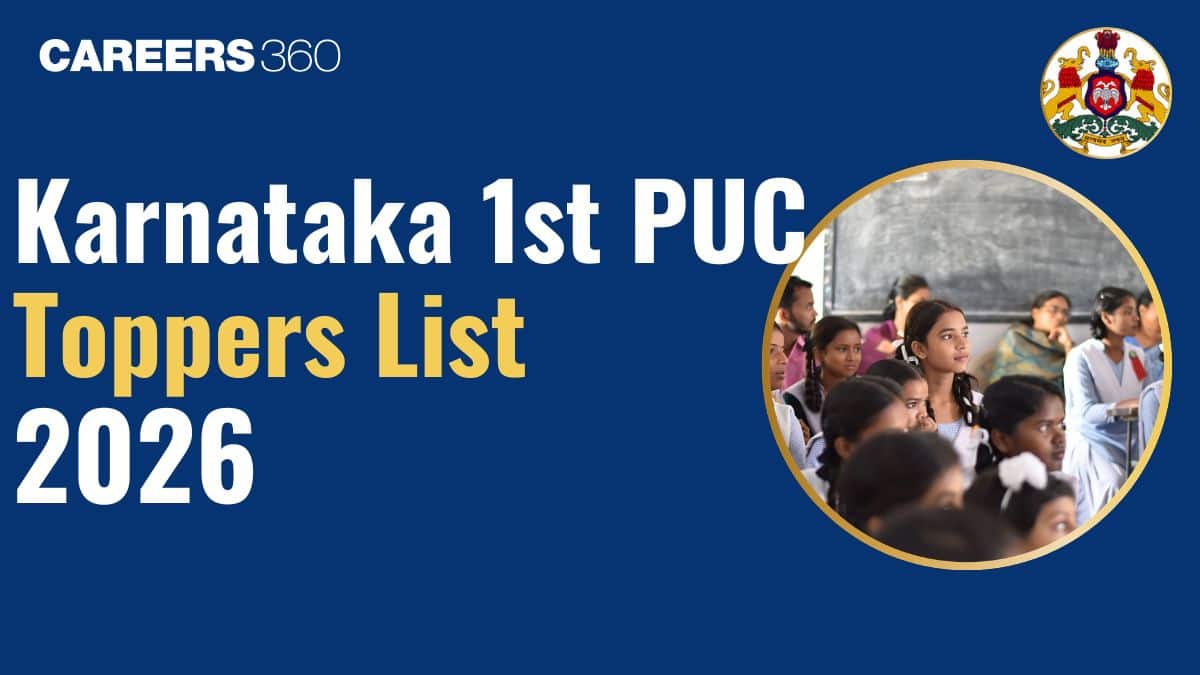 Karnataka 1st PUC Topper 2026 - Check Student Name, Marks, Percentage