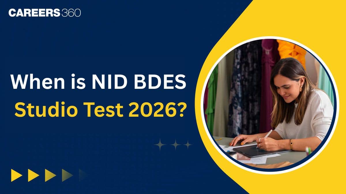 When is NID BDes Studio Test 2026?