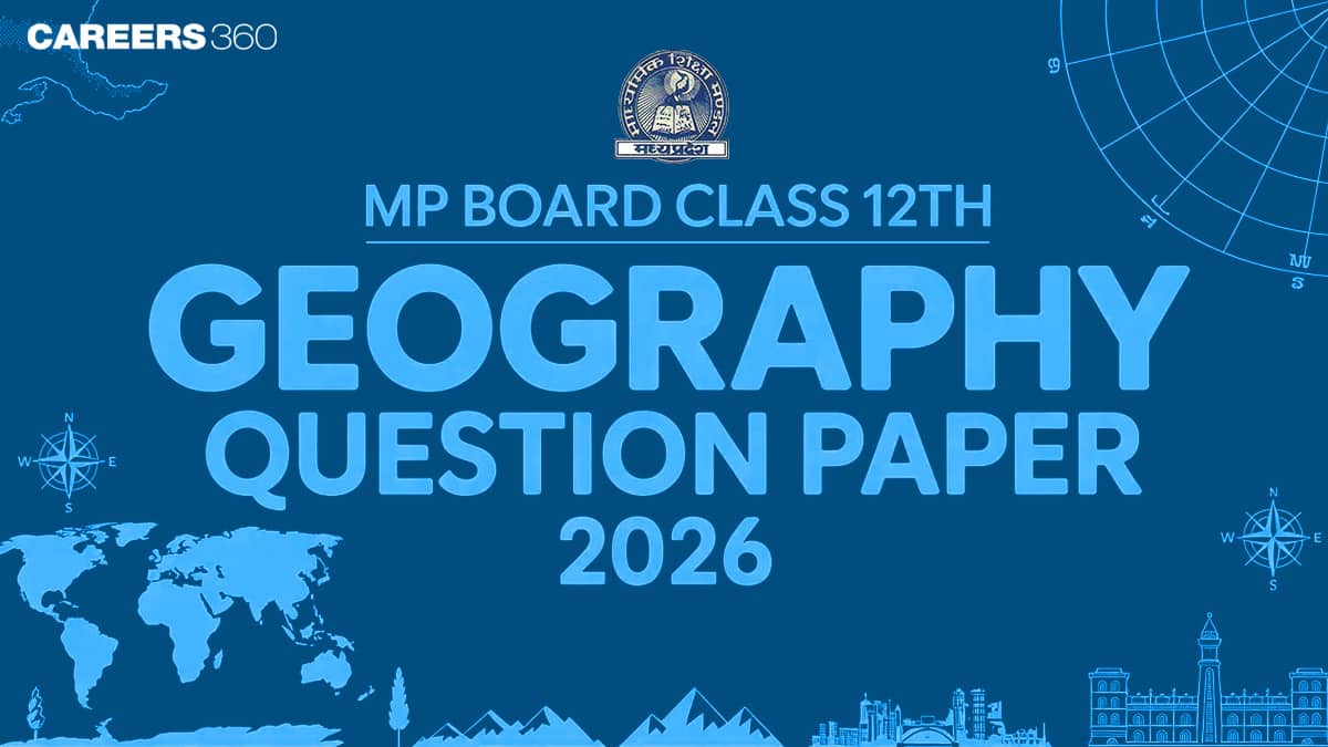 MP Board 12th Geography Question Paper 2026 PDF