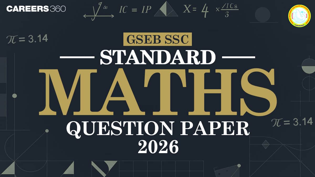 Gujarat Board SSC Std 10 Standard Maths Question Paper 2026 PDF (March 9)