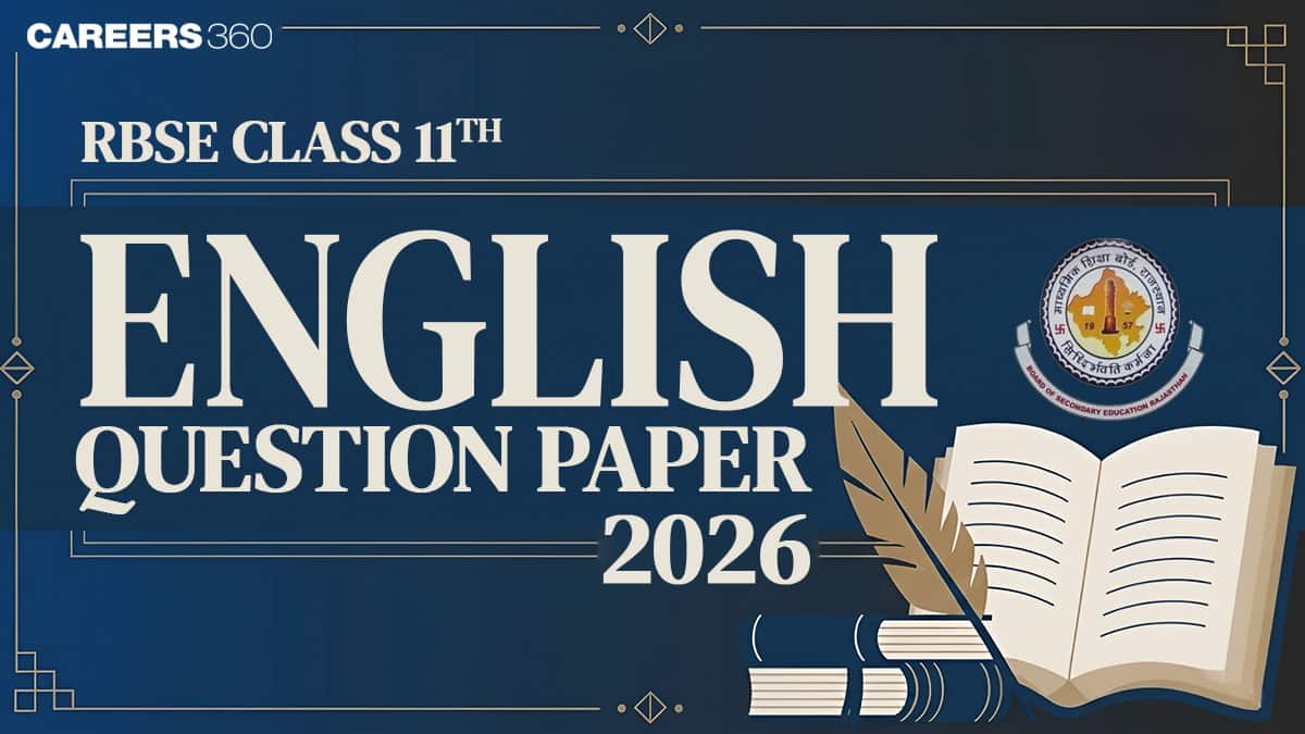 RBSE Class 11 English Question Paper 2026 PDF with Answer Key