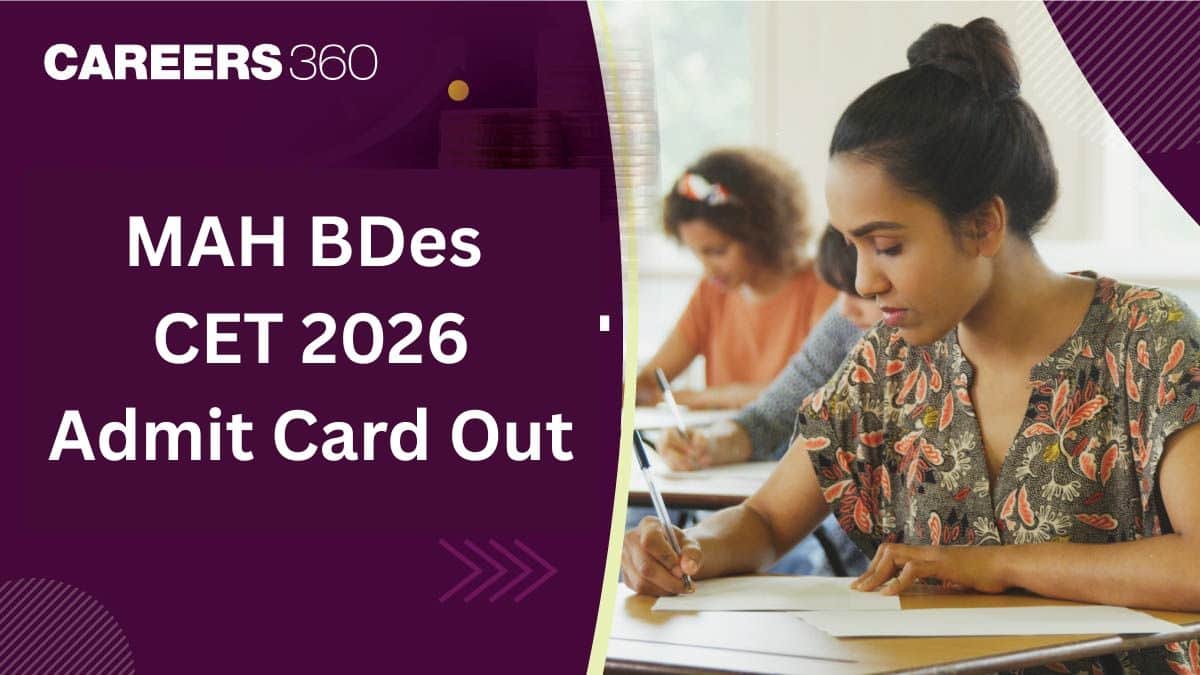 MAH BDesign CET 2026 Admit Card Out, Download Link