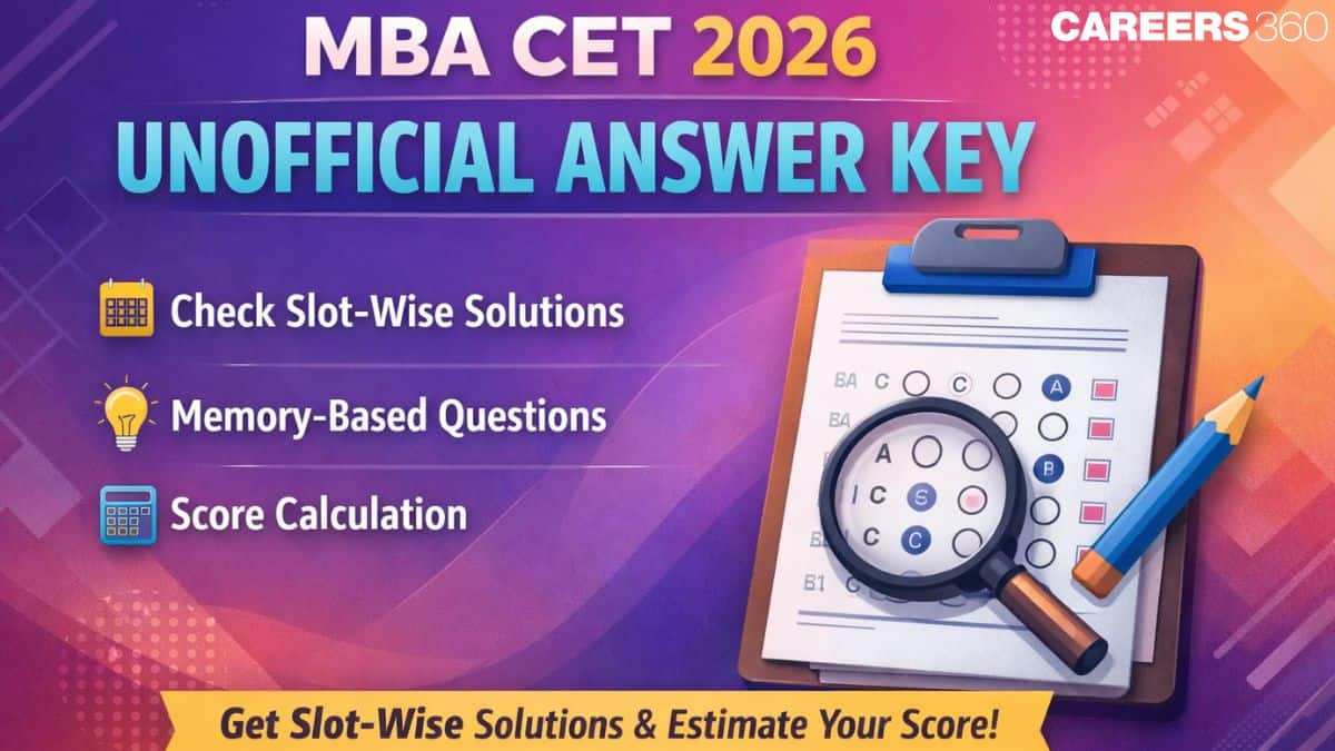 MBA CET 2026 Unofficial Answer Key: Check Slot-Wise Solutions, Memory-Based Questions & Score Calculation