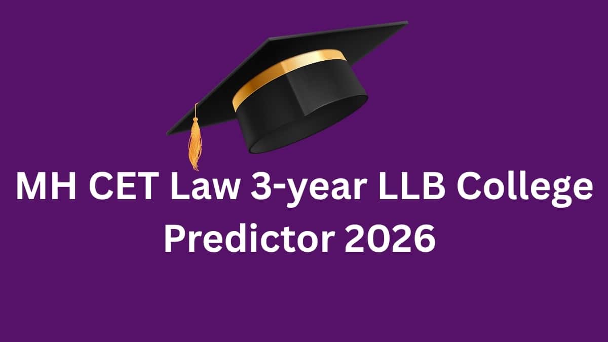 MH CET Law 3-year LLB College Predictor 2026 (FREE)