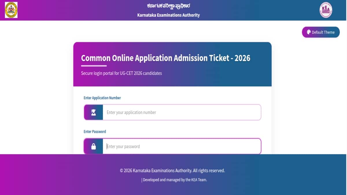 KEA releases KCET hall ticket link, warns against fake websites (Image: cetonline.karnataka.gov.in)