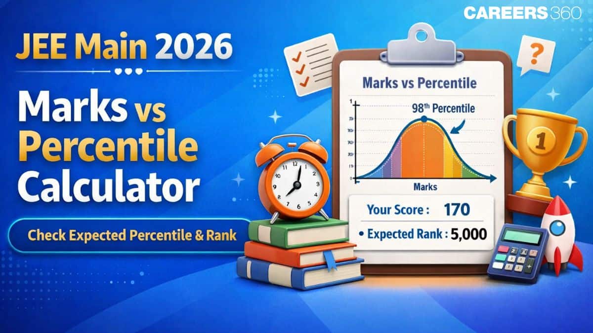 JEE Main 2026 Marks vs Percentile Calculator: Check Expected Percentile & Rank