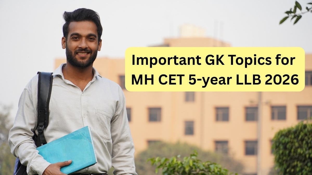 Important GK Topics for MH CET 5-year LLB 2026