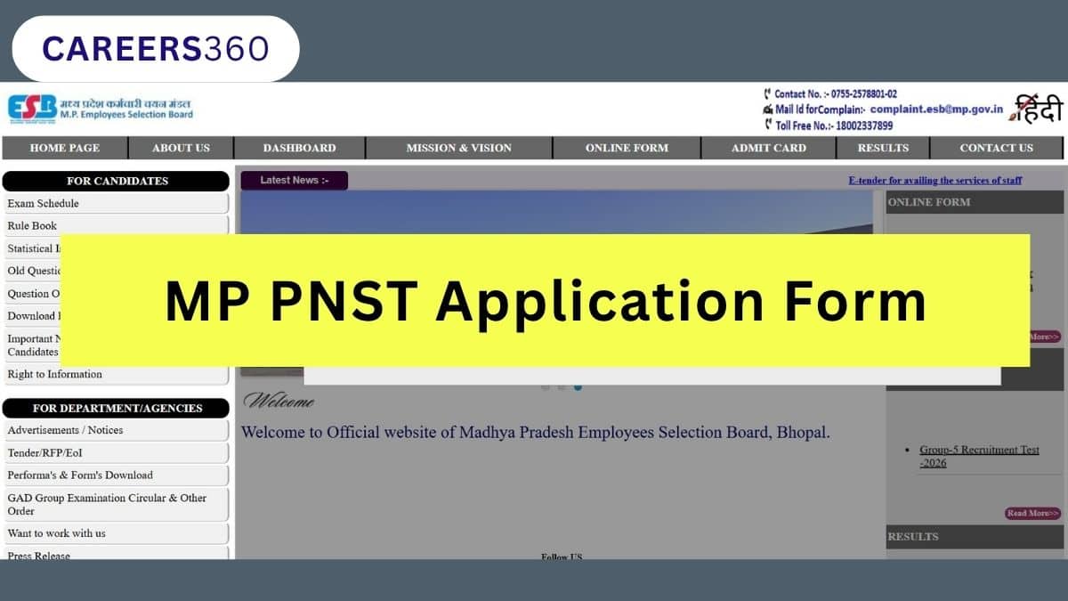 Mpnp Application Form MP PNST Application Form 2026 OUT: Direct Link to Apply, Fees, How to Fill