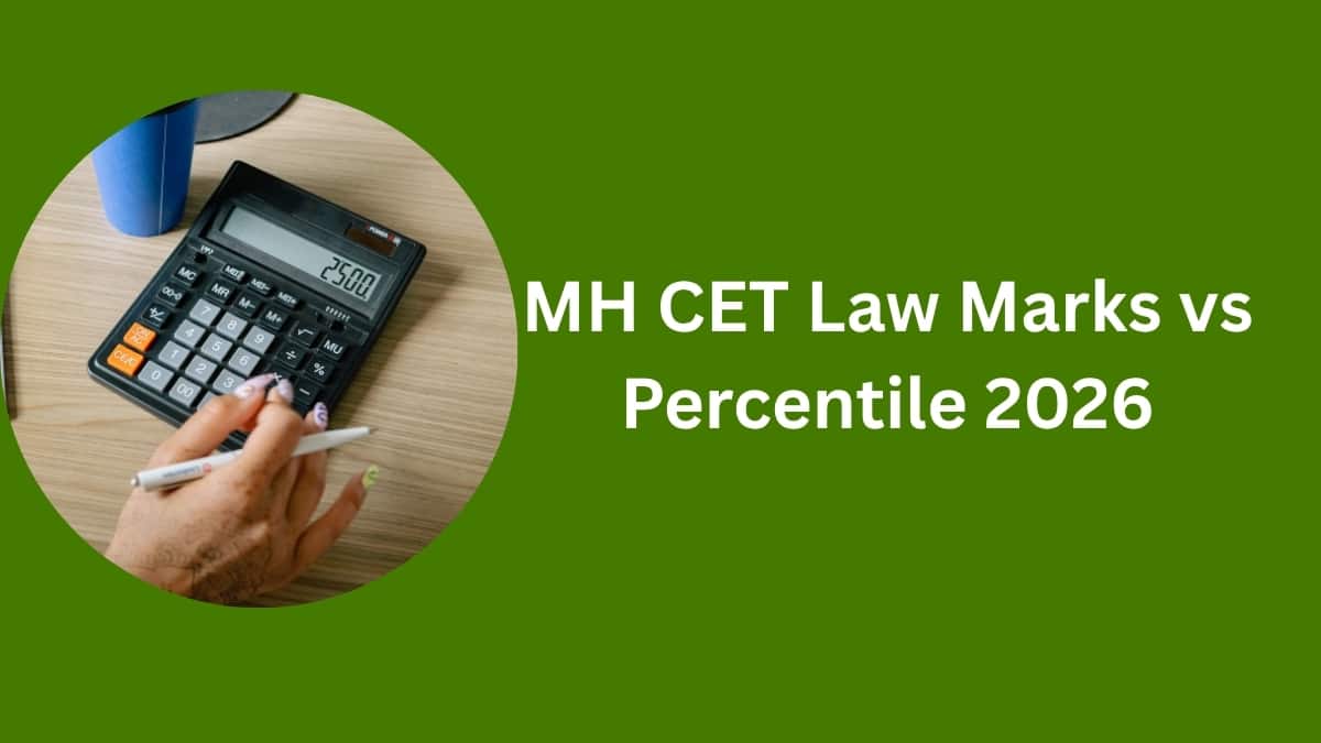 MH CET Law 2026 Marks vs Percentile: Calculate Your Expected Percentile from Score