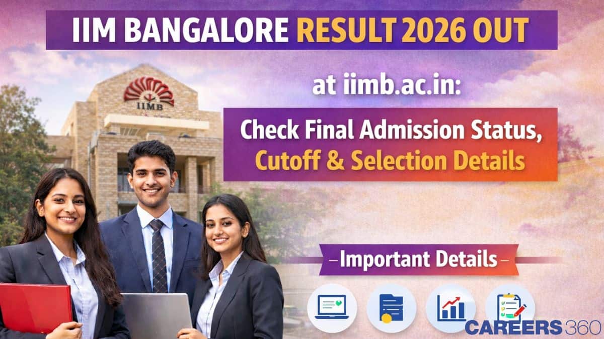 IIM Bangalore Result 2026 Out at iimb.ac.in: Check Final Admission Status, Cutoff & Selection Details