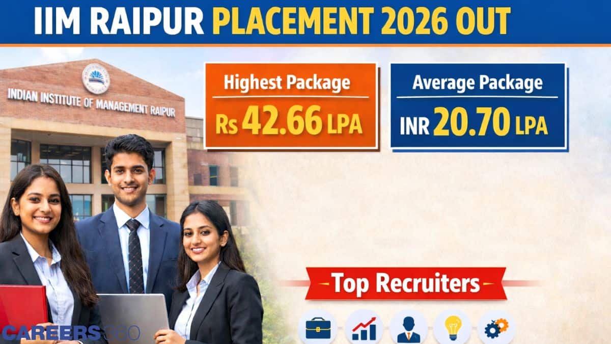 IIM Raipur Placement 2026 Out: Highest Package Rs 42.66 LPA, Average INR 20.70 LPA, Top Recruiters Revealed