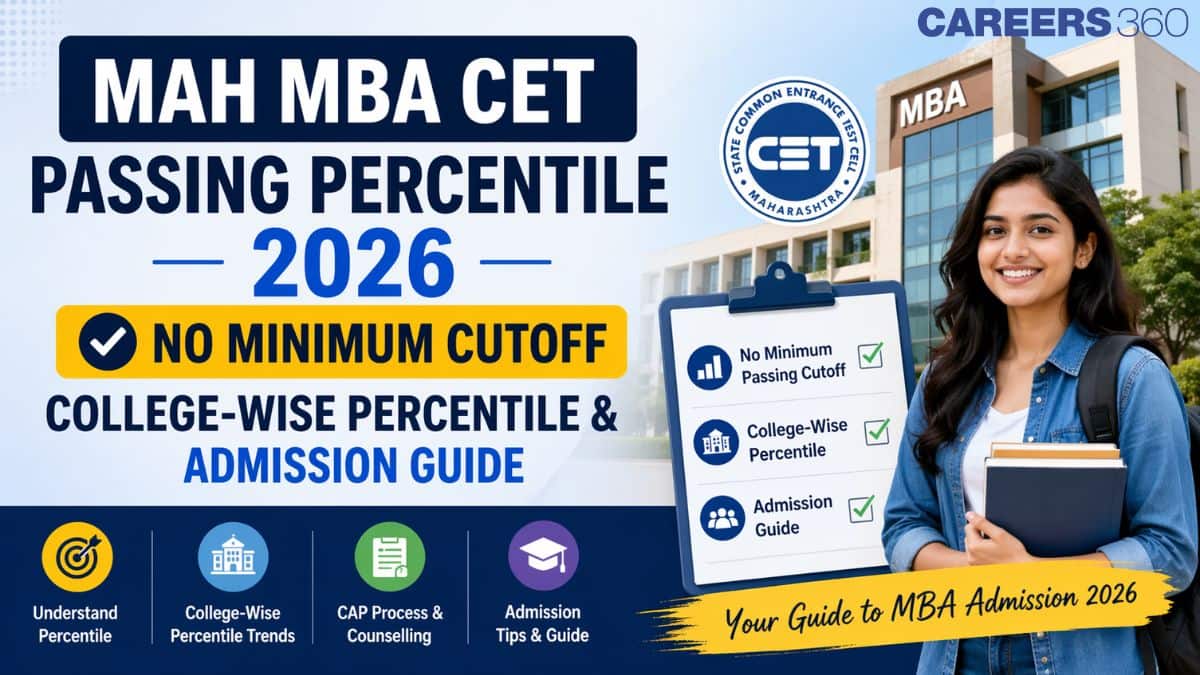 MAH MBA CET Passing Percentile 2026: No Minimum Cutoff, College-Wise Percentile