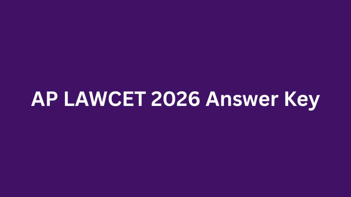 AP LAWCET 2026 Answer Key: Provisional Answer Key Date (May 7), Download PDF