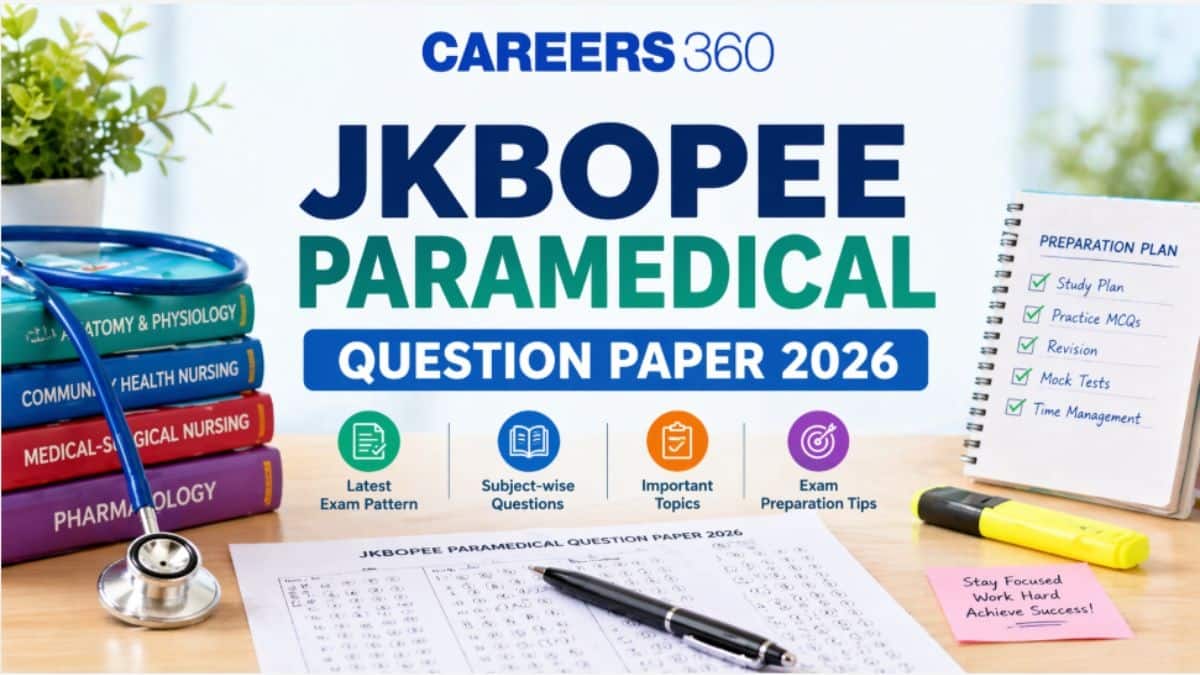 JKBOPEE Paramedical Question Paper 2026: Download Previous Year Question Paper with Solutions