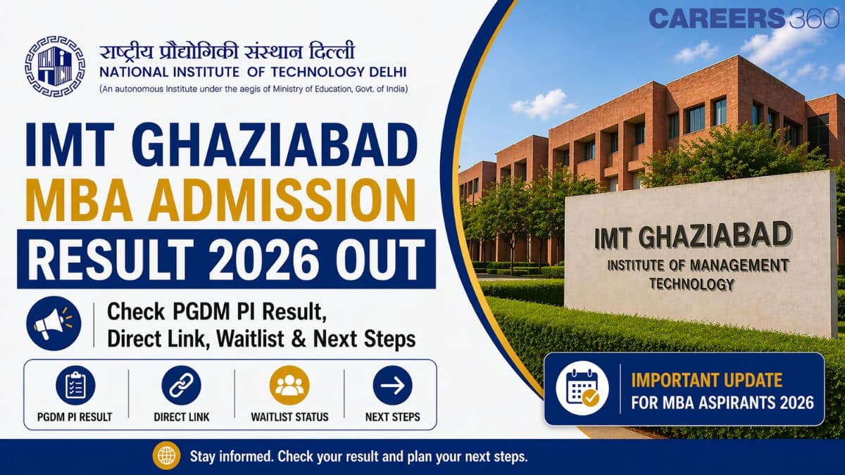 IMT Ghaziabad MBA Admission Result 2026 Out: Check PGDM PI Result, Direct Link, Waitlist & Next Steps