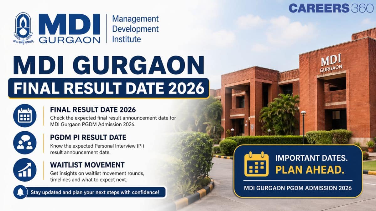 MDI Gurgaon Final Result Date 2026: PGDM PI Result Date & Waitlist Movement