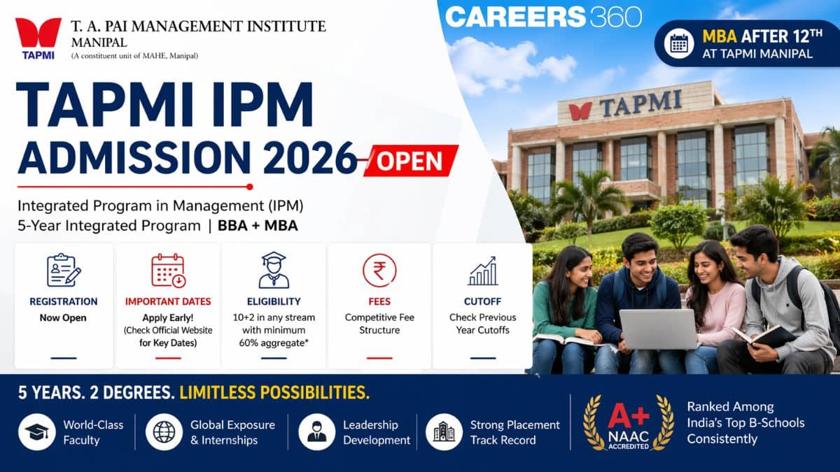 TAPMI IPM Admission 2026 OPEN: Registration, Dates, Eligibility, Fees | MBA After 12th From TAPMI Manipal