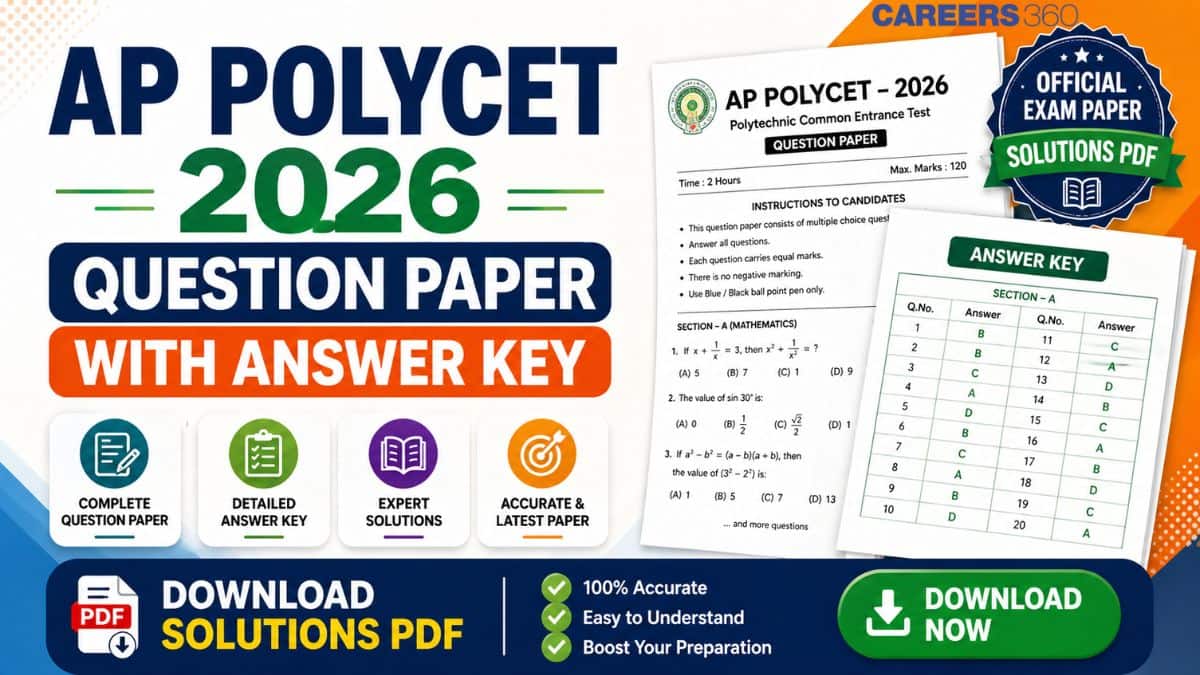 AP POLYCET 2026 Question Paper with Solutions PDF
