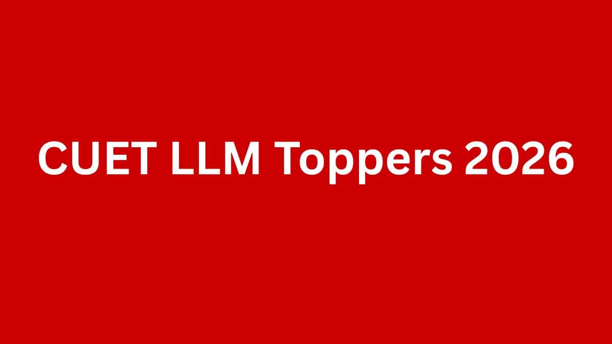 CUET LLM Toppers 2026 (OUT): AIR 1  Khushvinder Solanki