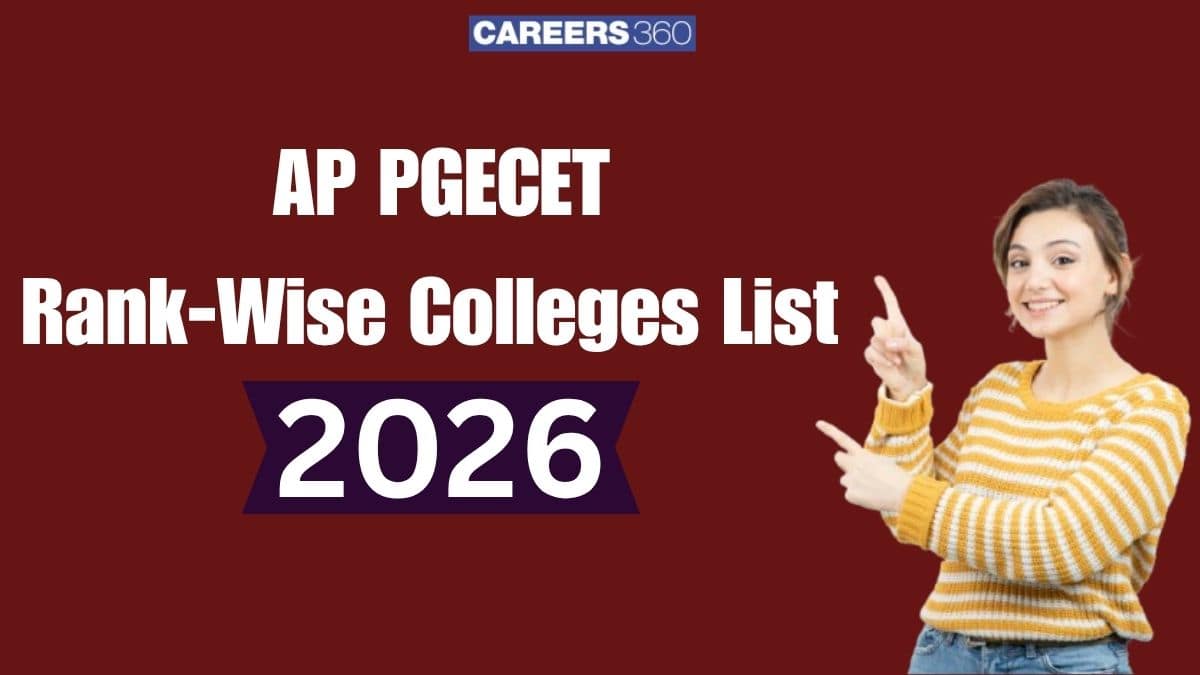 AP PGECET Rank Wise Colleges List 2026 with NIRF Ranking