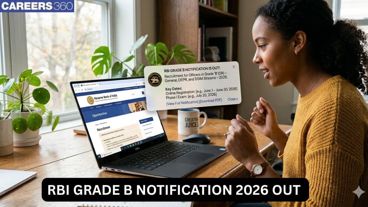 RBI Grade B Notification 2026 Out – Registration begins tomorrow for 60 Vacancies