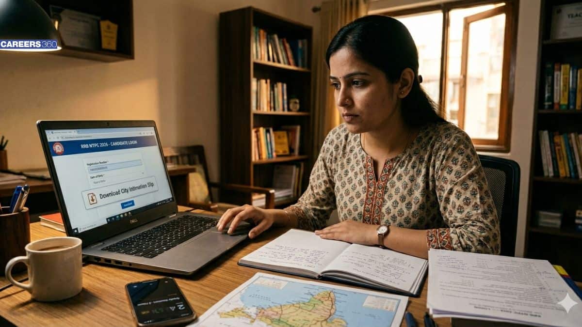 RRB NTPC UG City Intimation Slip 2026 (Out) - Download Link Active, Check Exam City