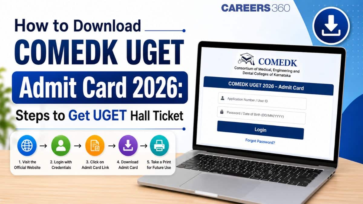 How to Download COMEDK UGET Admit Card 2026: Steps to Get UGET Hall Ticket