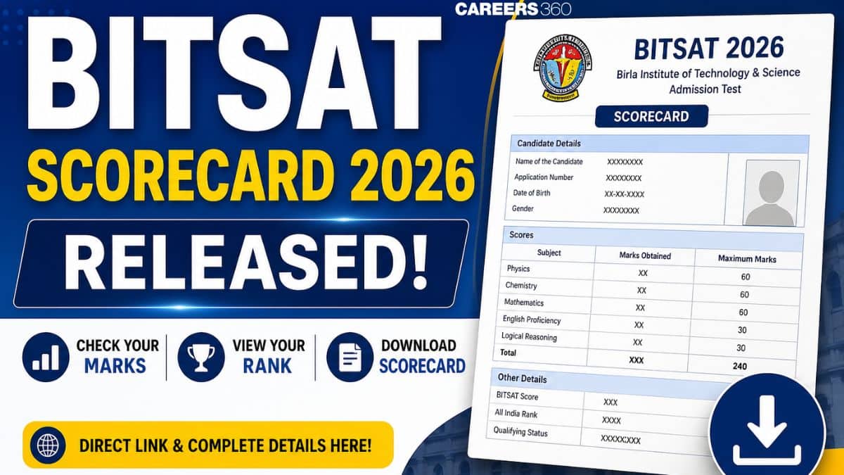 BITSAT Scorecard 2026 (Out): Check Marks, Rank & Download Link Here