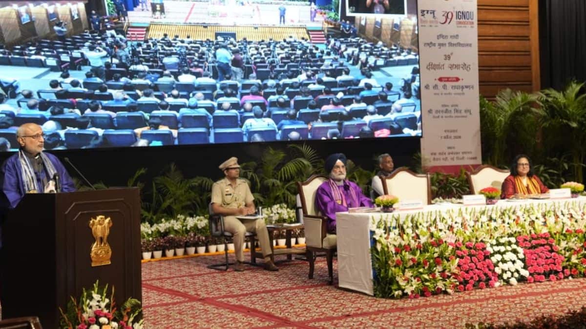 IGNOU awards over 3.24 lakh degrees (Image Credit: X/@VPIndia)