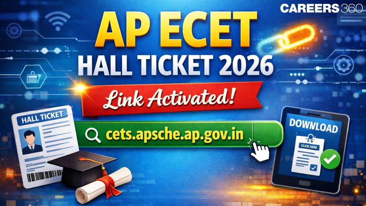 AP ECET Hall Ticket 2026 Link Activated at cets.apsche.ap.gov.in: Download Here