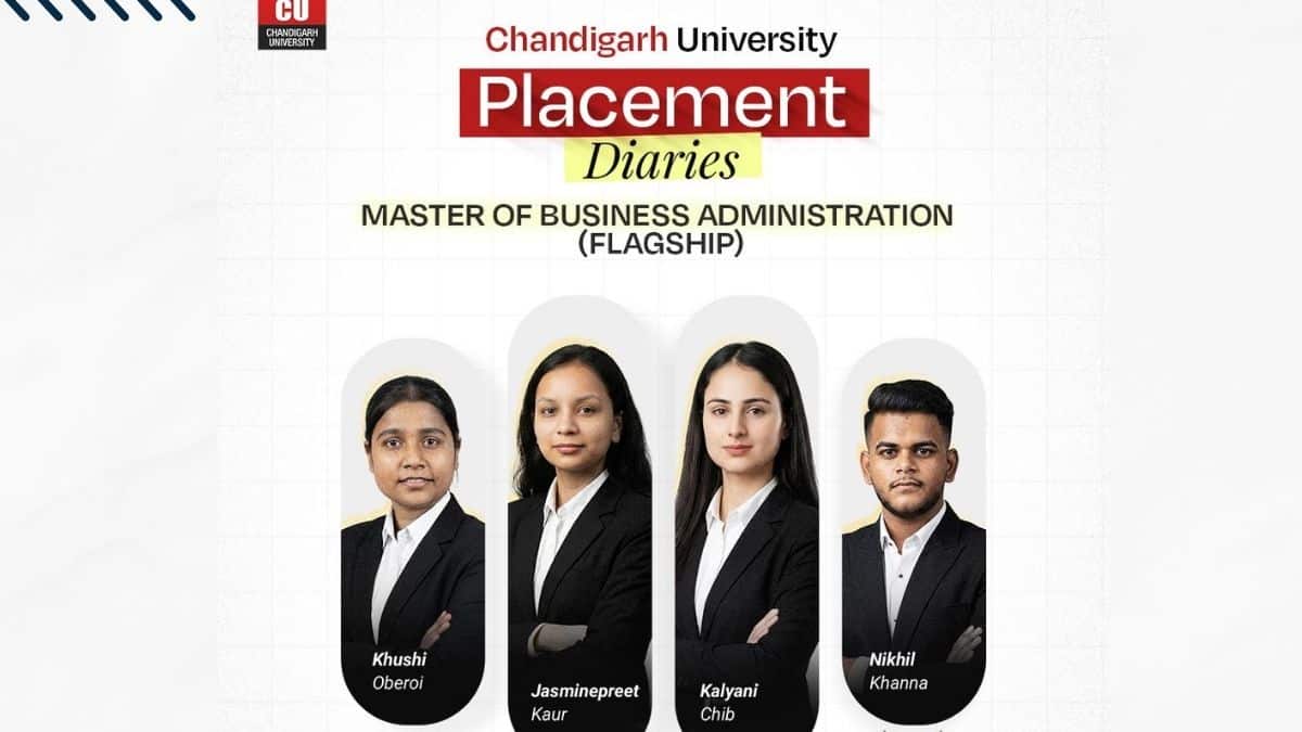Chandigarh University MBA Placements 2026: Highest packages, top recruiters - Careers360