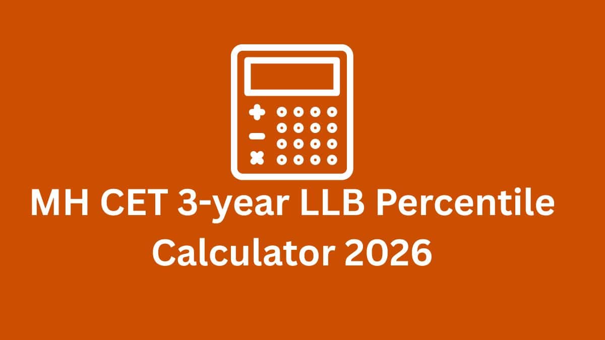 MH CET 3-year LLB Percentile Calculator 2026