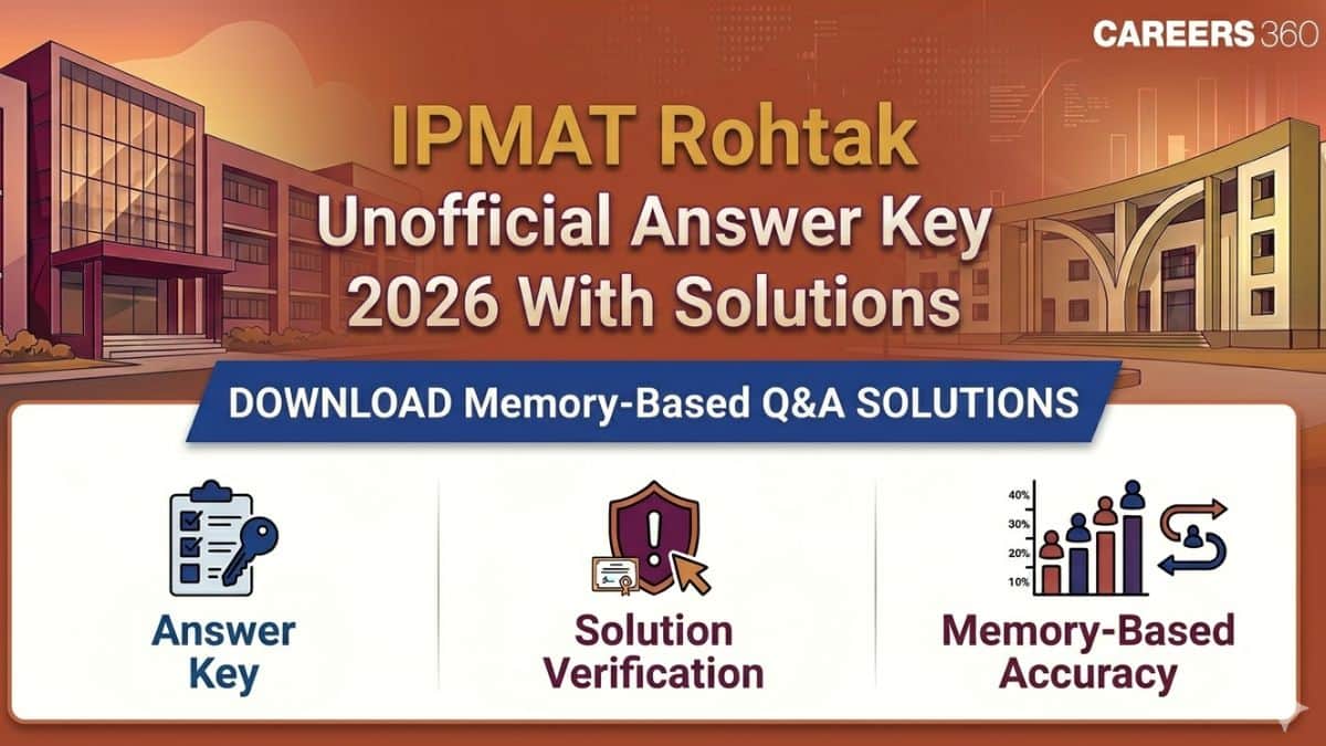 IPMAT Rohtak Answer Key 2026 OUT (Unofficial): Memory-Based Questions & Answers, Expected Cut Off