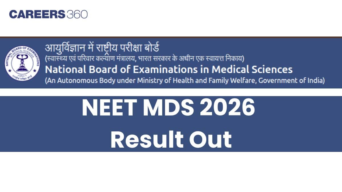NEET MDS 2026 Result Out @natboard.edu.in: Direct Download Link Activated Here