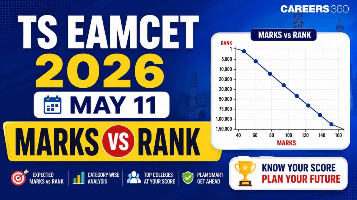 TS EAMCET 2026 May 11 Marks vs Rank: Expected Rank for 40 to 160 Marks