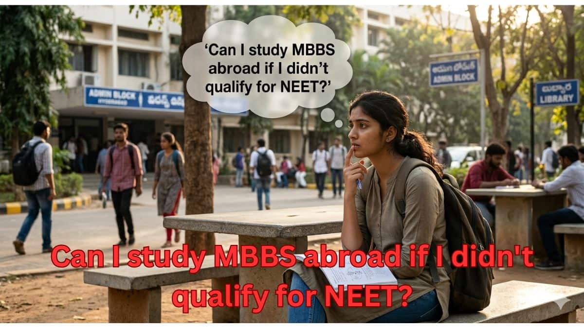 Can I study MBBS abroad if I didn't qualify for NEET?