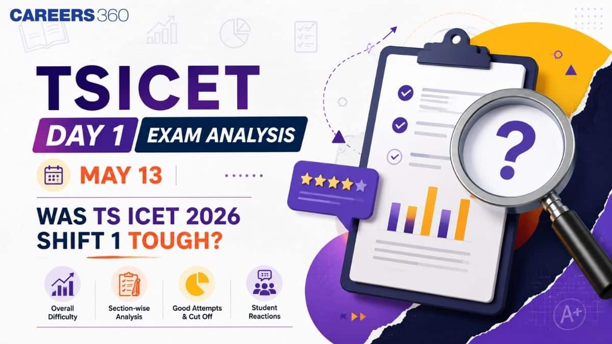 TS ICET Day 1 Exam Analysis May 13: Was TS ICET 2026 Shift 1 Tough?